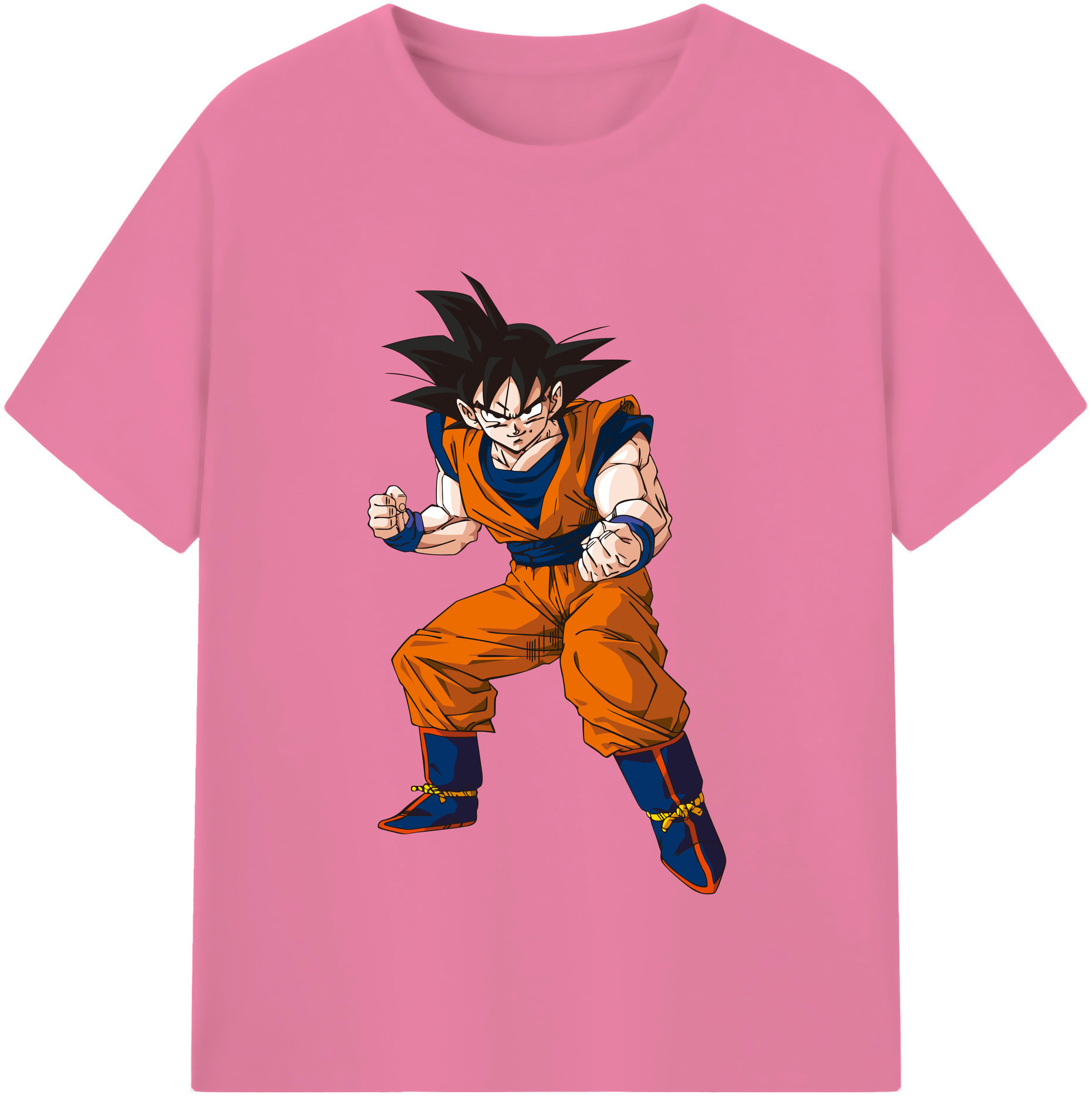 （画像用） ドラゴンボール 孫悟空（そん ごくう）Son Goku カカロット DRAGON BALL Kakarotto 綿100％半袖Tシャツ（フロントプリント）